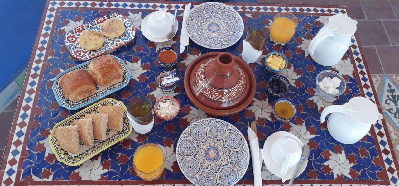 シェフシャウエン Dar Essaouyry Bed & Breakfast エクステリア 写真